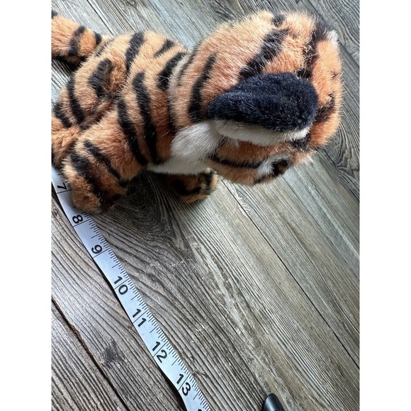 Russ Berrie Bengal Tiger Plush Rajah Orange Black Stuffed Animal Wild Cat Toy 7" - Picture 8 of 10